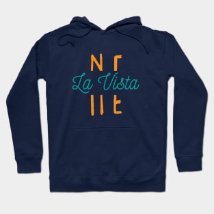 La Vista Nebraska City Typography Hoodie